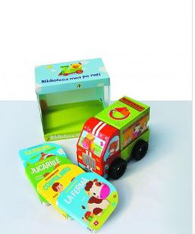 Biblioteca mea pe roti - La ferma, jucariile, corpul meu, la drum |