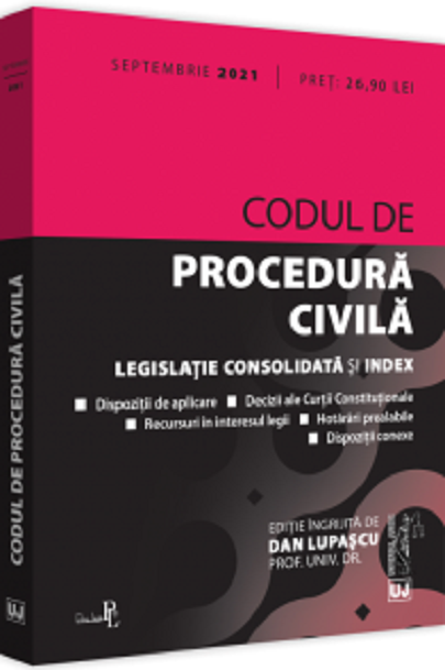 Codul de procedura civila  | Dan Lupascu
