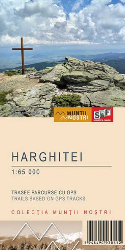Harta de drumetie - Muntii Harghitei |