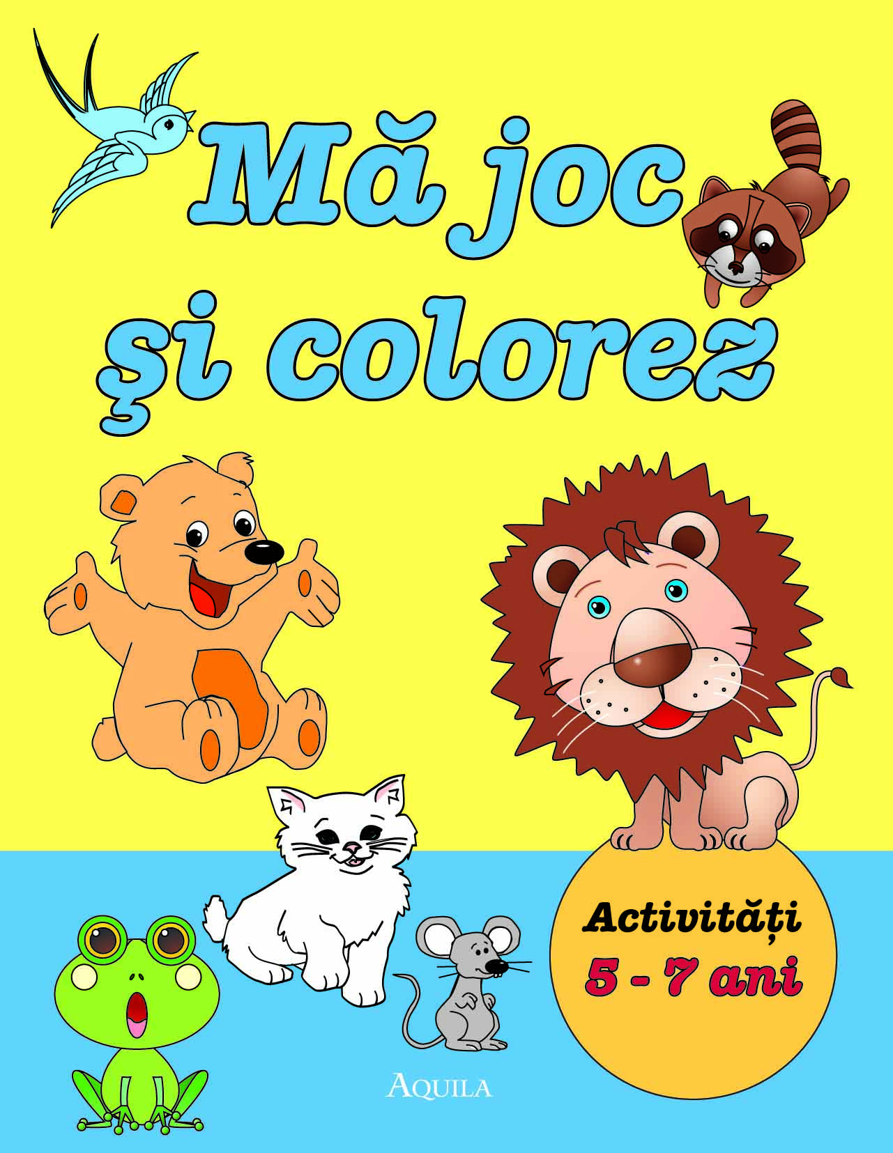 Ma joc si colorez. Activitati 5-7 ani |