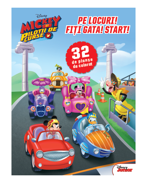 Mickey si pilotii de curse. Pe locuri! Fiti gata! Start |
