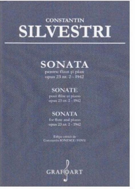 Sonata pentru flaut si pian OP.23 , Nr.2 | Constantin Silvestri